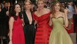 Cynthia Nixon se svými hereckými kolegyněmi Sarah Jessicou Parker, Kim Cattrall a Kristinou Davis.