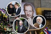 Hvězdné poslední rozloučení s psychiatrem Höschlem (†75): Dorazili Svěrák, Eben i Kodetová