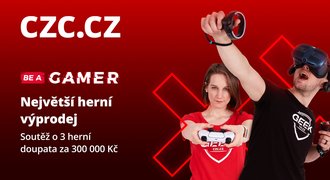 Využijte obřích slev v rámci Be a Gamer na CZC a soutěžte o nabušená herní doupata!