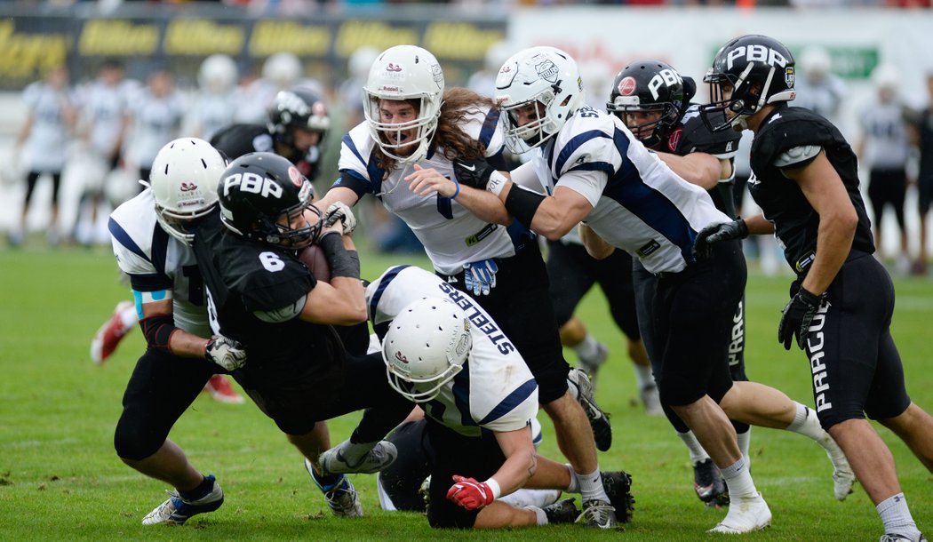 Finále Czech Bowlu mezi Prague Black Panthers a Ostrava Steelers