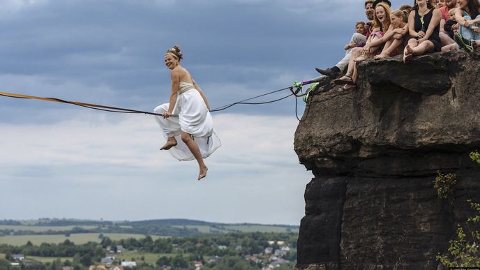 Highlinová svatba Highlinová svatba