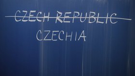 Jednoslovný název "Czechia" bude nyní používán místo Czech republic