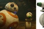 Jednou z nových postav snímku Star Wars: Vzestup Skywalkera je droid D-O. (vpravo).