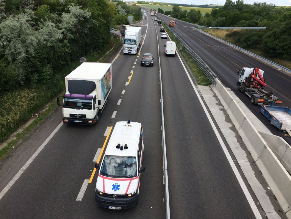 Plynulého provozu na D1 se řidiči dočkali až u motorestu Rohlenka