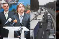 Nečasův ministr dopravy se vysmál Ťokovi kvůli sněhu na D1. Čeká omluvu i soud