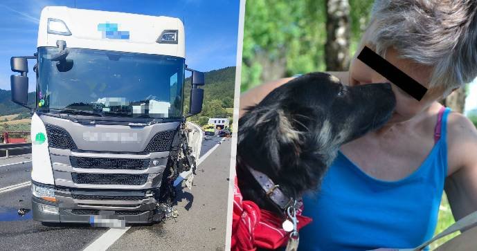 Števka zemřela na dálnici D1, její dcera bojuje o život
