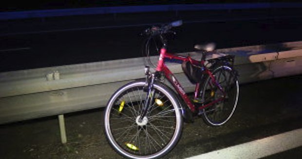 The bike that caused the accident on the D10
