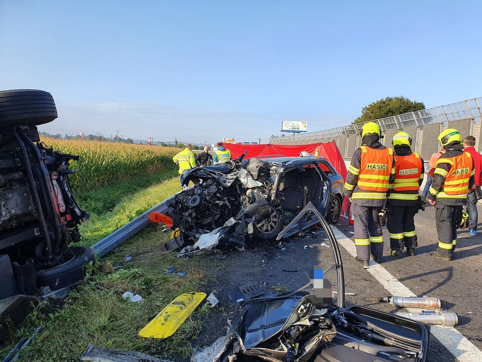 Při dopravní nehodě na Prostějovsku zemřel člověk. (23.9.2021)