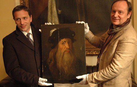 Jeden z nejvzácnějších obrazů světa dorazil do Čech: Autoportrét Leonarda da Vinci