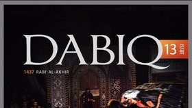 Obálka propagandistického magazínu Dabiq