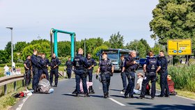 Dopravní nehoda autobusů u německého města Dachau
