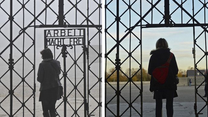 Z koncentračního tábora Dachau někdo ukradl původní dveře