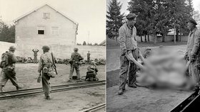 Američané při osvobození koncentračního tábora Dachau přišli na nacistická zvěrstva. Několik desítek dozorců a vojáků pak na místě bez soudu popravili.