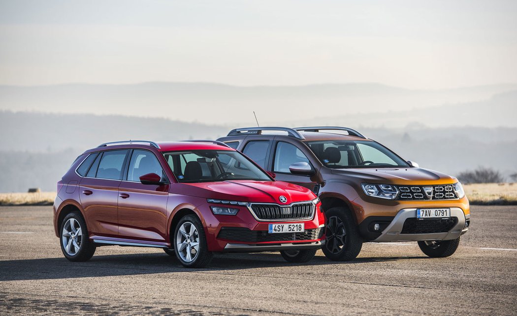 Dacia Duster 1.0 TCe vs. Škoda Kamiq 1.0 TSI