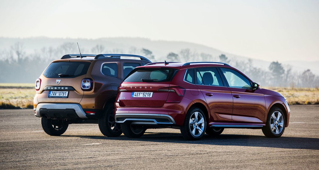 Dacia Duster 1.0 TCe vs. Škoda Kamiq 1.0 TSI