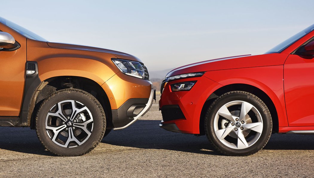 Dacia Duster 1.0 TCe vs. Škoda Kamiq 1.0 TSI