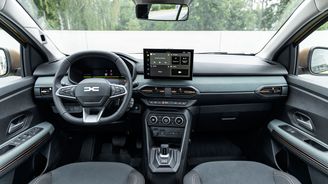 Dacia zdobí své nejvybavenější modely Extreme outdoorovým vláknem Microcloud, které nemusí být po chuti každému. Vypadá ale dobře, stejně tak měděné prošívání či detaily ventilačních otvorů. Dacia zdobí své nejvybavenější modely Extreme outdoorovým vláknem Microcloud, které nemusí být po chuti každému. Vypadá ale dobře, stejně tak měděné prošívání či detaily ventilačních otvorů.