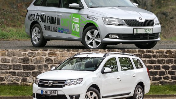 Škoda Fabia na CNG vs. Dacia Logan na LPG: CNG, nebo LPG?