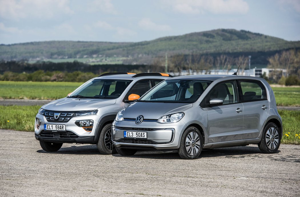 Dacia Spring 45 Electric vs. Volkswagen e-Up