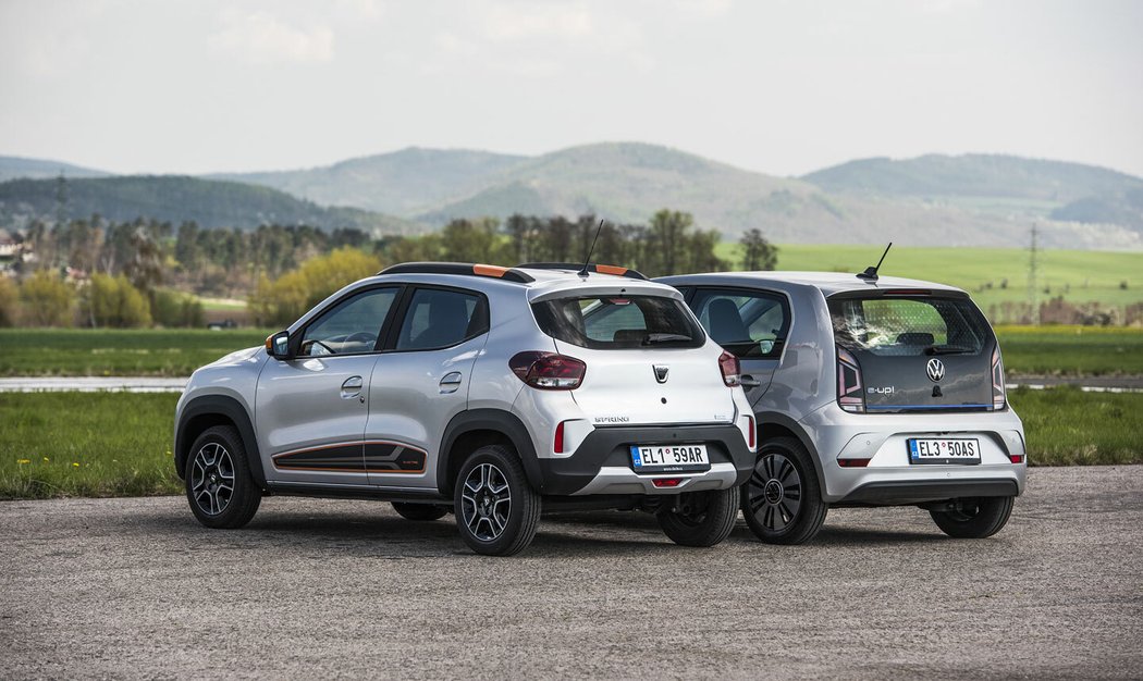 Dacia Spring 45 Electric vs. Volkswagen e-Up