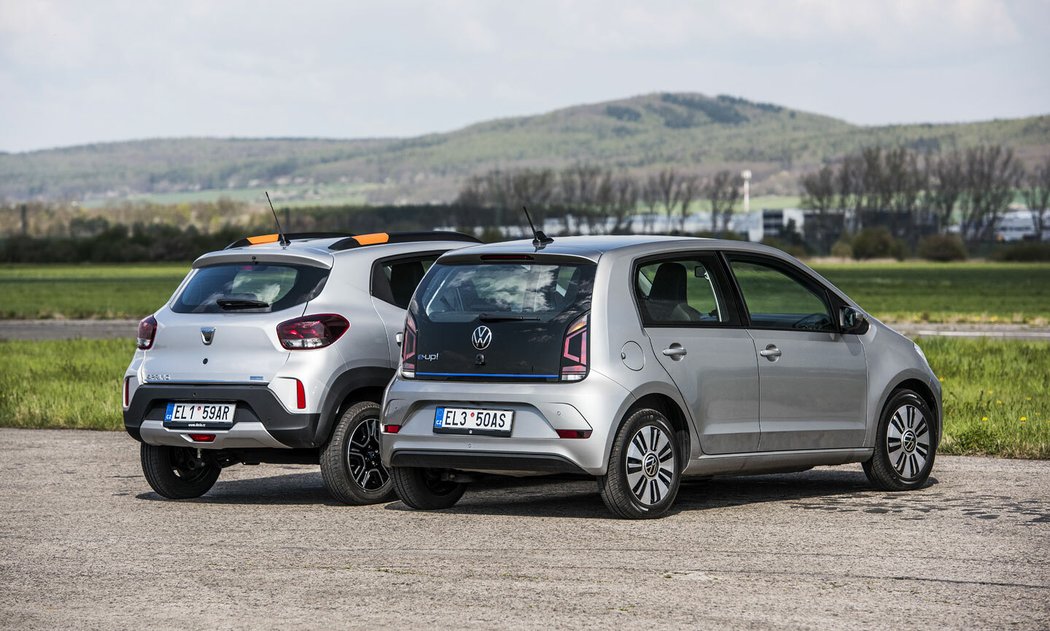 Dacia Spring 45 Electric vs. Volkswagen e-Up