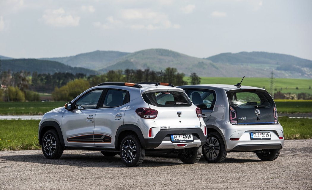 Dacia Spring 45 Electric vs. Volkswagen e-Up