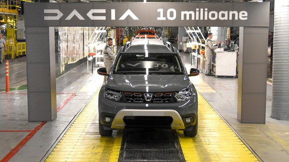 Dacia slaví výrobu již 10 milionů automobilů, výročním vozem se stal Duster