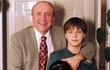 1995: Dáda Patrasová se synem Felixem krátce po narození dcery Aničky.