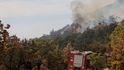 Požár v řeckém národním parku Dadia