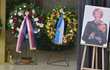 Pohřeb exministryně spravedlnosti Dagmar Burešové v Praze-Strašnicích