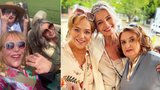 Divoká jízda Havlové, Holubové a Pořízkové: Tři grácie v kabrioletu!