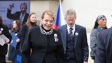 Havel by slavil 90: Dagmar Havlová vzpomínala na manžela v Senátu. Zeman přidal přání
