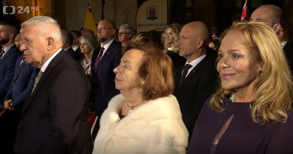 Dagmar Havlová během předávání státních vyznamenání 2025 (28.10.2025) Dagmar Havlová během předávání státních vyznamenání 2025 (28.10.2025)