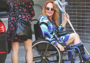 Dagmar Havlová skončila na invalidním vozíku.