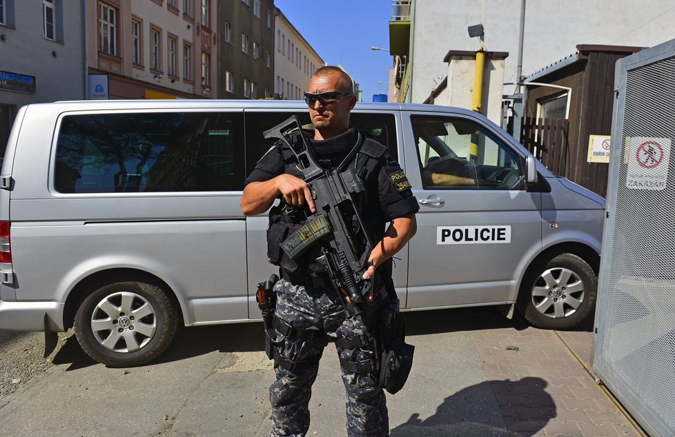 V Brně přebrali Dahlgrena pořádně vybavení policisté.