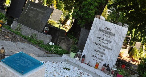 Hrob vyvražděné čtyřčlenné rodiny je na hřbitově v Brně-Řečkovicích.