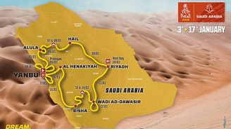 Dakar 2026: Trasa, datum, startovní listina a česká želízka v ohni Dakar 2026: Trasa, datum, startovní listina a česká želízka v ohni