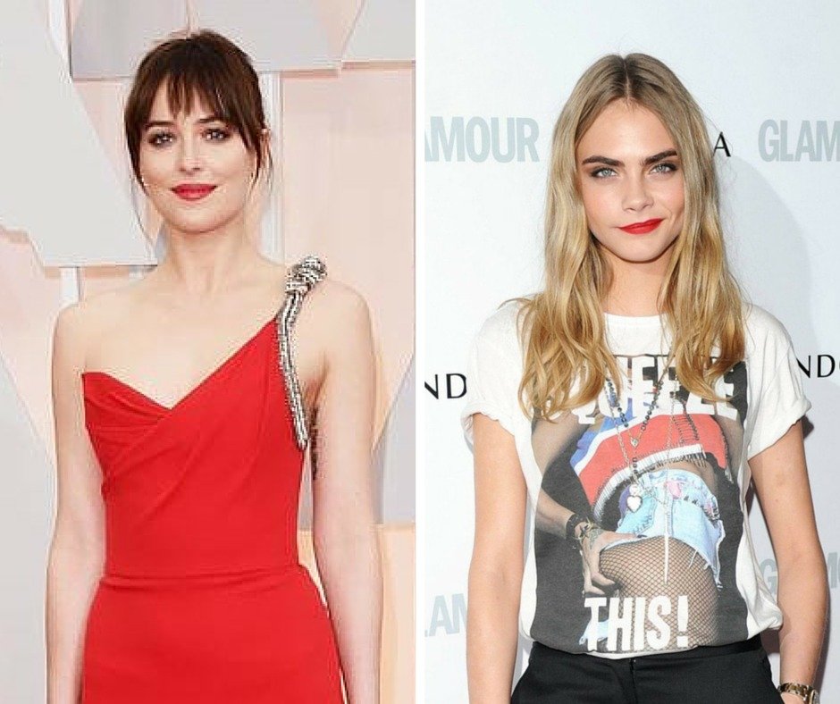 Herečka Dakota Johnson a modelka Cara Delevingne jsou prý pár.