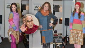 Herečky v roli modelek: Hrubešová, Stryková i Janáčková šlapaly na mole pro dalajlámu!