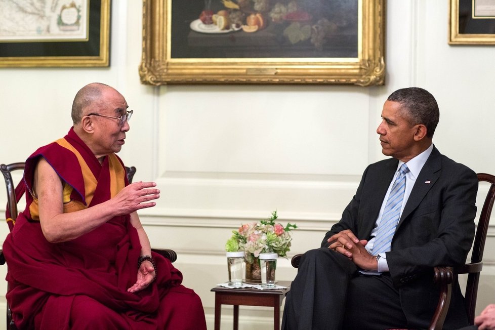 Dalajláma a Barack Obama