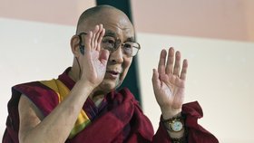 V Praze vystoupil v sobotu 14. září dalajlama