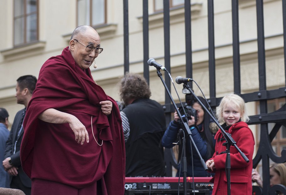 Návštěva Dalajlámy v Praze