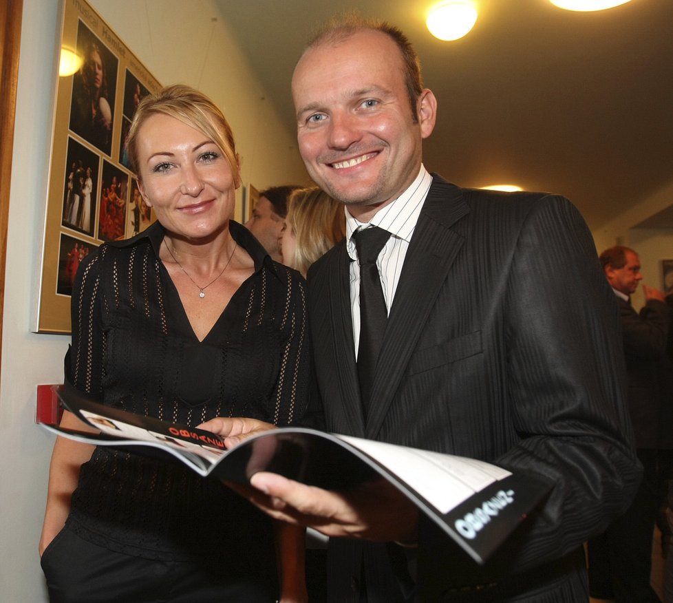 Dalibor Gondík s manželkou.