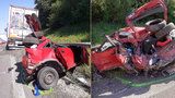 Tragédie na D1: Řidič kamionu přehlédl muže, který u osobního auta měnil prázdné kolo