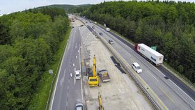 Uzavírka na dálnici D1 u Jihlavy zkomplikuje cestu i těm lidem, kteří vyrazí na dovolené do Chorvatska