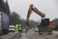 Peklo na D1 skončí: Na opravovaný úsek „vtrhne“ ŘSD, odstraní betonová svodidla