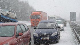 Znalkyně: V zimě může být opravovaná dálnice nebezpečná (ilustrační foto).