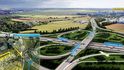 Vizualizace mimoúrovňového křížení Aviatická. Cesta na letiště se změní k nepoznání. Vizualizace mimoúrovňového křížení Aviatická. Cesta na letiště se změní k nepoznání.
