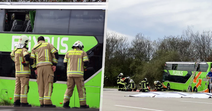 Tragédie na dálnici v Německu: Při nehodě dálkového autobusu zahynulo pět lidí!