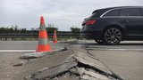 Přívalové deště zvedly dálnici na Plzeňsku: Kvůli opravě očekávejte komplikace